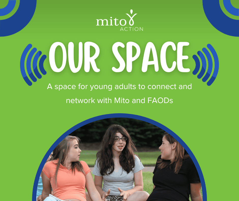 Jóvenes con mito y FAODs conectados en Our Space mediante videollamada